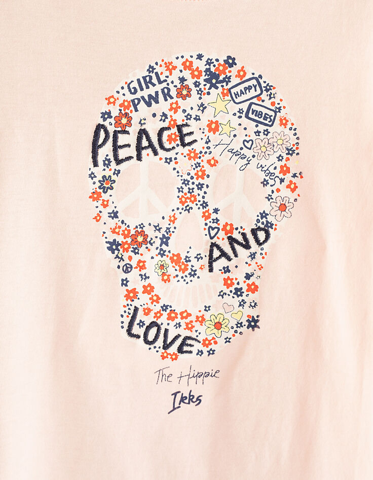 Camiseta Collector rosa The Hippie niña-2