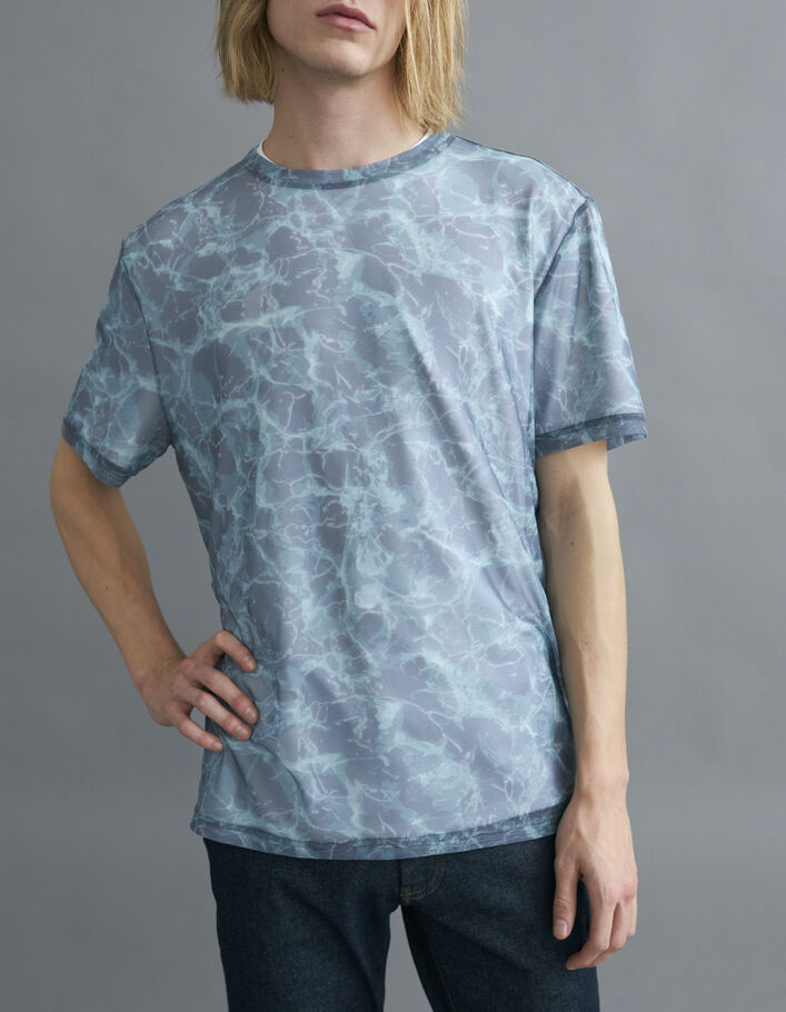 Tee-shirt métal ABSOLUTE DRY filet camouflage Homme - IKKS