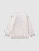Camiseta blanca algodón Harry Potter niño-5