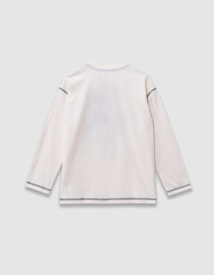 Camiseta blanca algodón Harry Potter niño-5