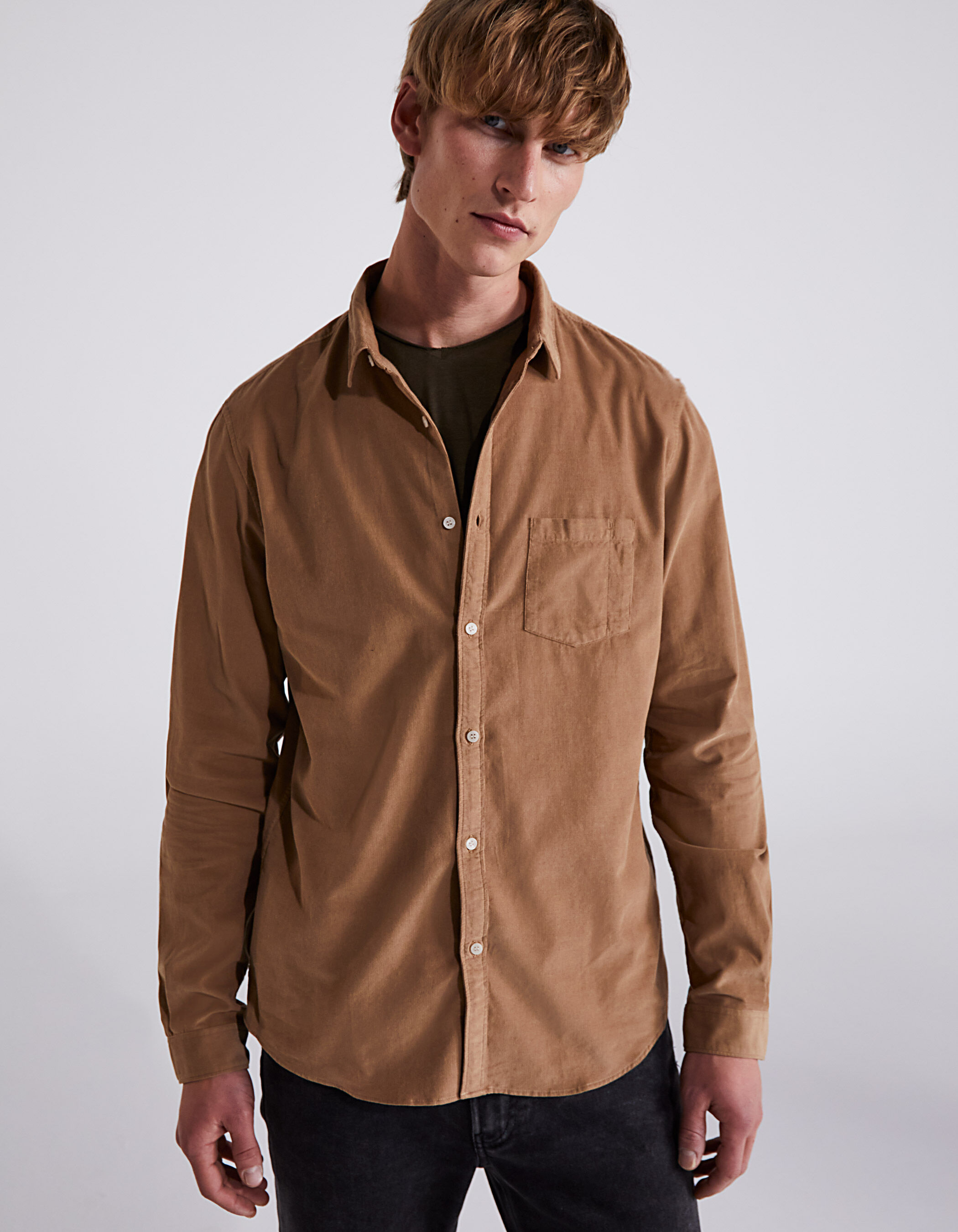 Chemise beige homme deals