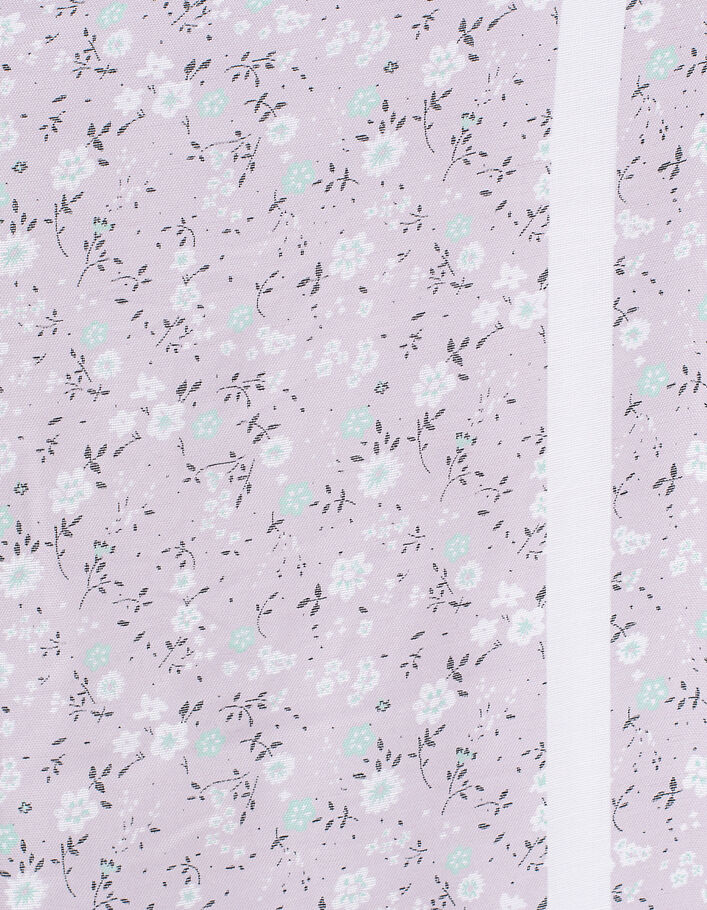 Girls’ violet floral print scarf - IKKS
