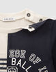 T-shirt marinière bi motifs bébé garçon-5