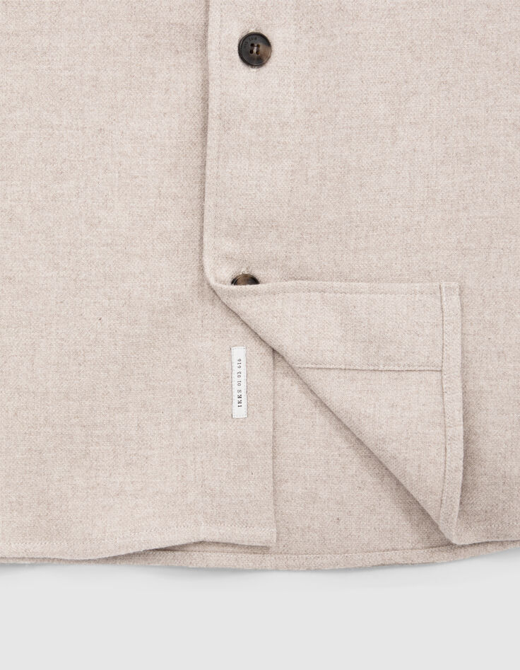 Surchemise REGULAR naturel façon flanelle Homme-6 Surchemise REGULAR naturel façon flanelle Homme-6