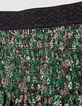Khaki rok LENZING™ ECOVERO™ bloemenprint meisje-6