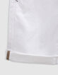 Bermudas blancas cinturón contraste niño-4