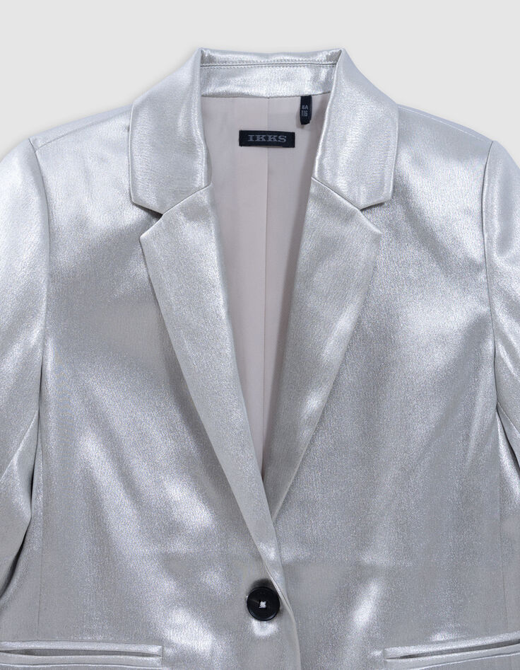 Veste de costume cérémonie dorée fille-5