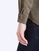 Women’s lyocell shirt, leopard+metallic bands-5