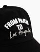 Casquette noire FROM PARIS to Los Angeles fille-3