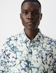 Chemise REGULAR encre LENZING™ ECOVERO™ floral aquarellé Homme-4