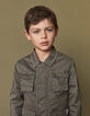 Boys’ bronze safari jacket with embroidery on back-3
