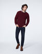 Men’s brick fluffy knit sweater-6