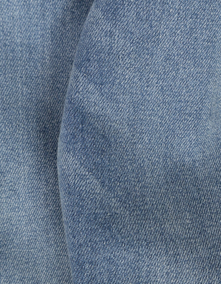 Baggy blauwe jeans dirty wash jongens-10