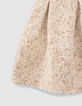 Goldfarbenes Mädchenjacquardkleid-5
