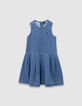 Girls’ 2-in-1 denim dress and zip-neck sweatshirt-2