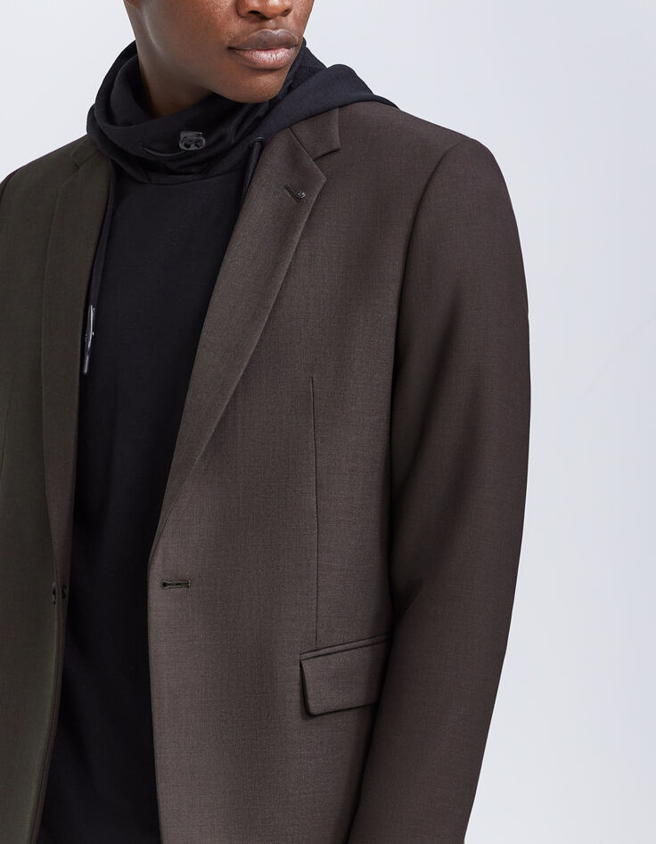 Men’s dark chocolate suit jacket-5