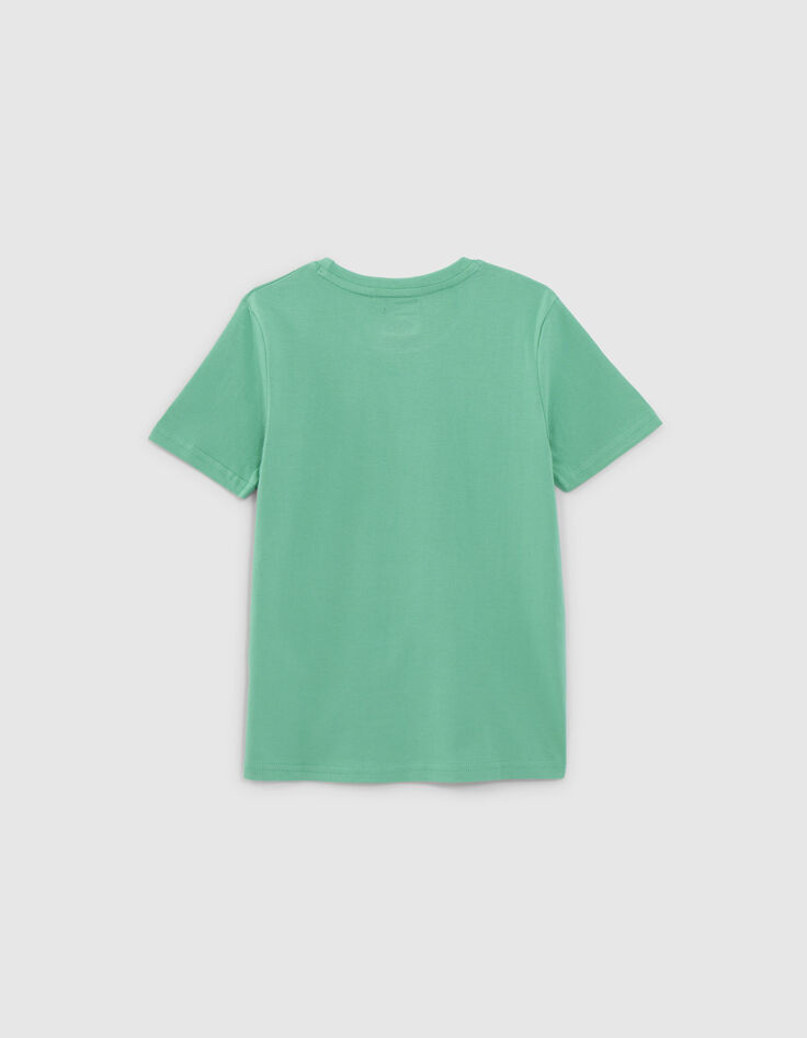 T-shirt vert phosphorescent JURASSIC PARK gar&ccedil;on-2