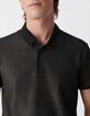 Men’s grey SEAWOOL® semi-plain knit polo shirt-4