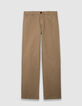 Pantalon chino droit beige Homme-6