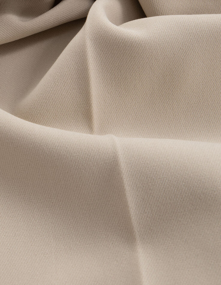 Women's beige recycled polyester suit pants-8 Women's beige recycled polyester suit pants-8