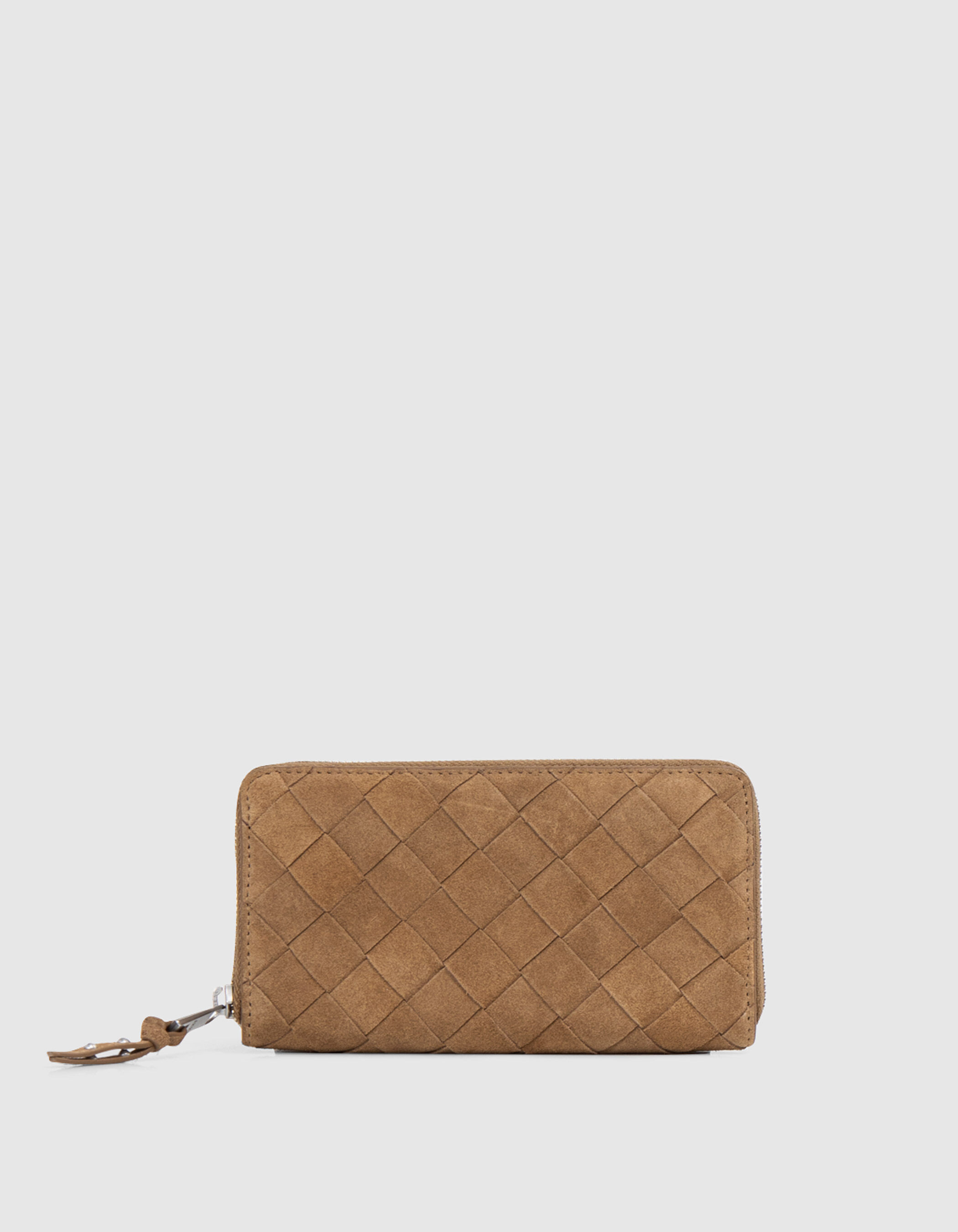 Women s sand suede 1440 Companion wallet IKKS