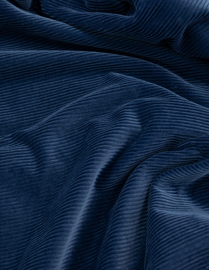 Surchemise REGULAR cobalt velours c&ocirc;tel&eacute; Homme-8