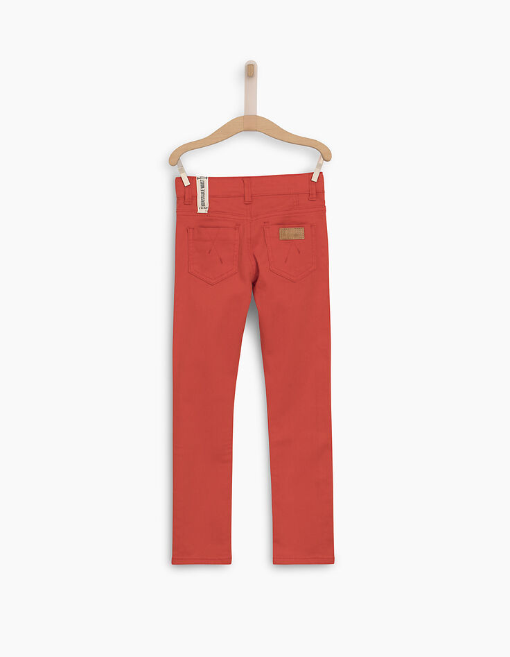 Jean orange garçon -4