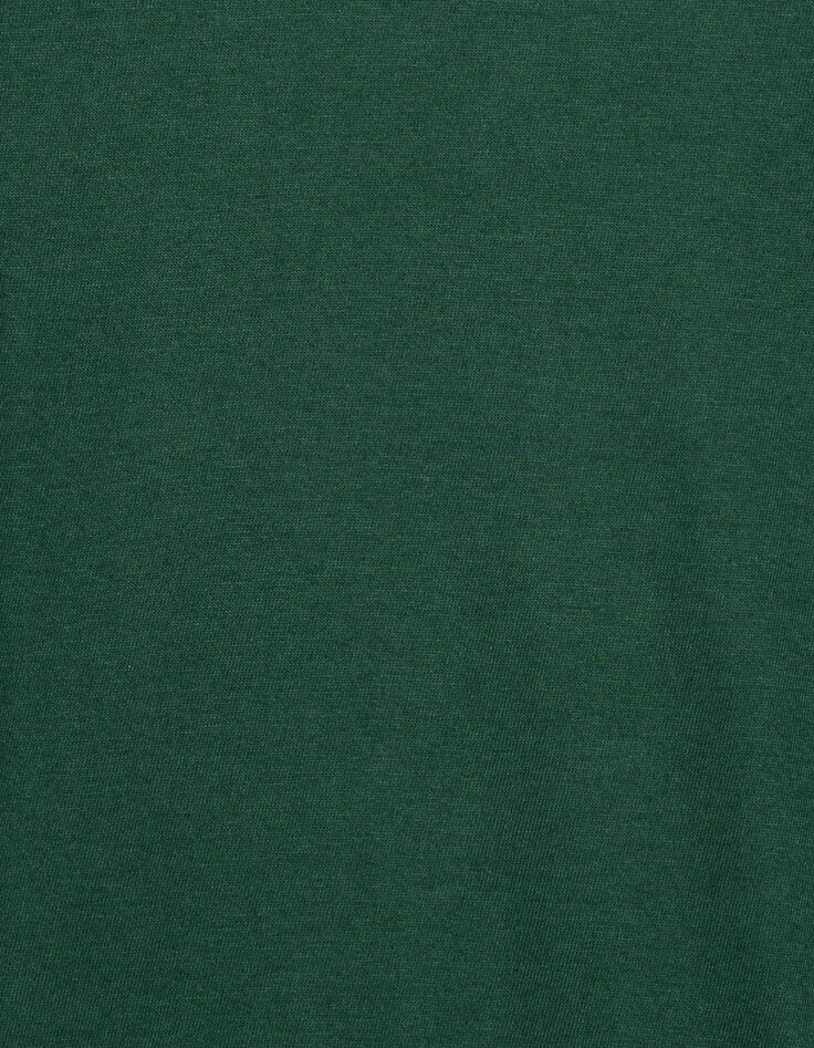 Gr&uuml;nes Herrenpolohemd Baulwollmodal kurze &Auml;rmel-6