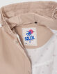 Trench beige détails fantaisie capuche fille-8