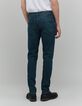 Pantal&oacute;n vaquero Bruce Hombre WATERLESS botella verde SLIM-3