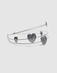Diadeem metalgun met hartjes-bliksems meisjes-7