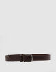 Ceinture marron cuir Homme-2