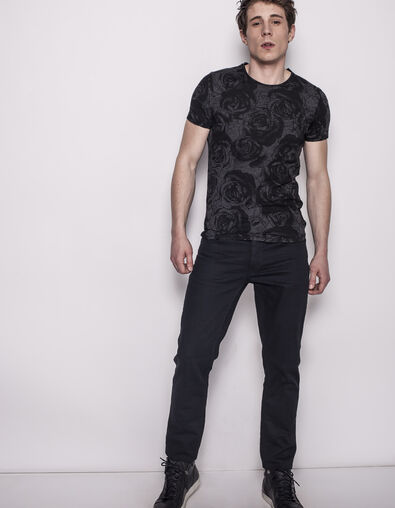 Schwarzes T-Shirt - IKKS