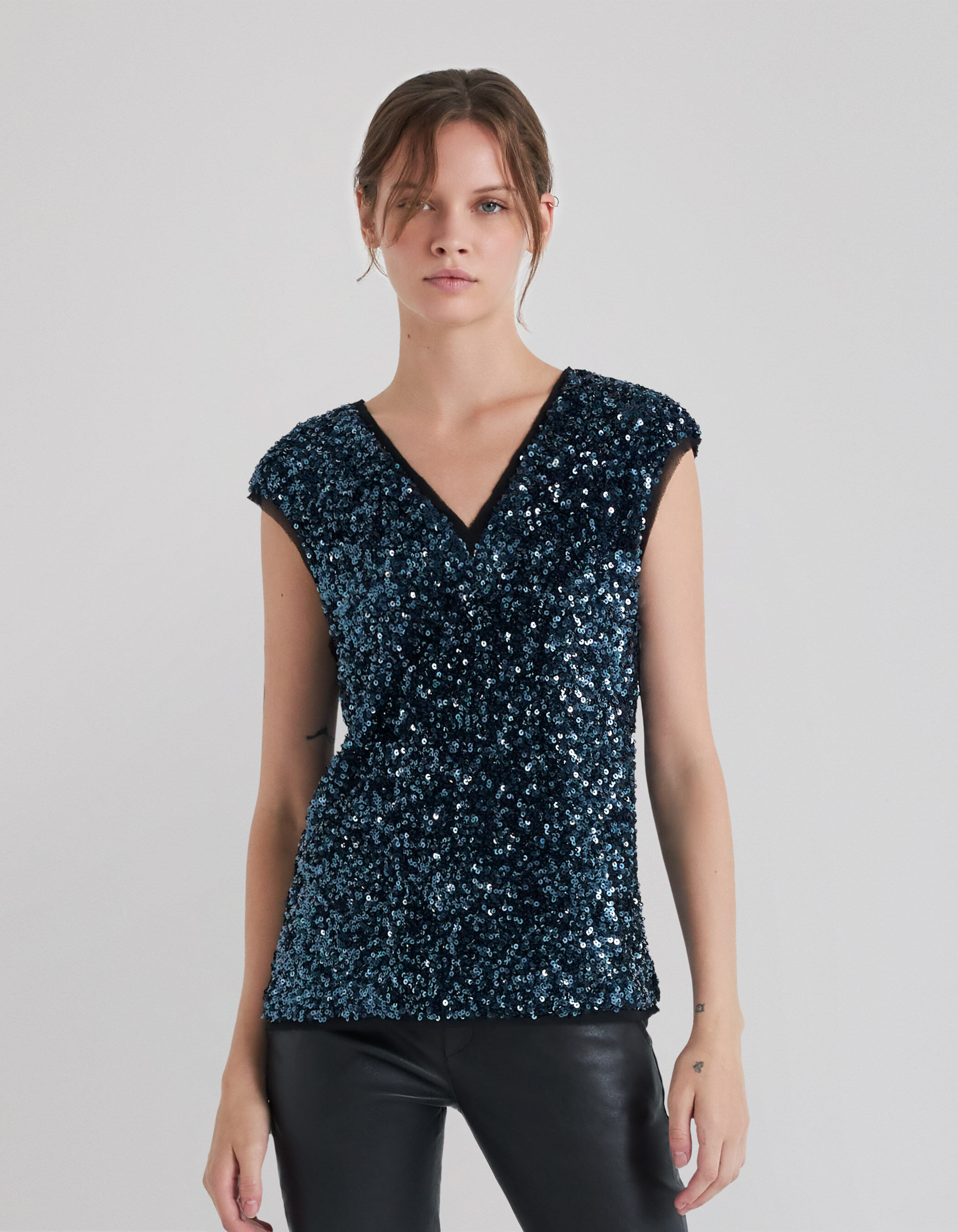 Reversible sequin top girl outlet