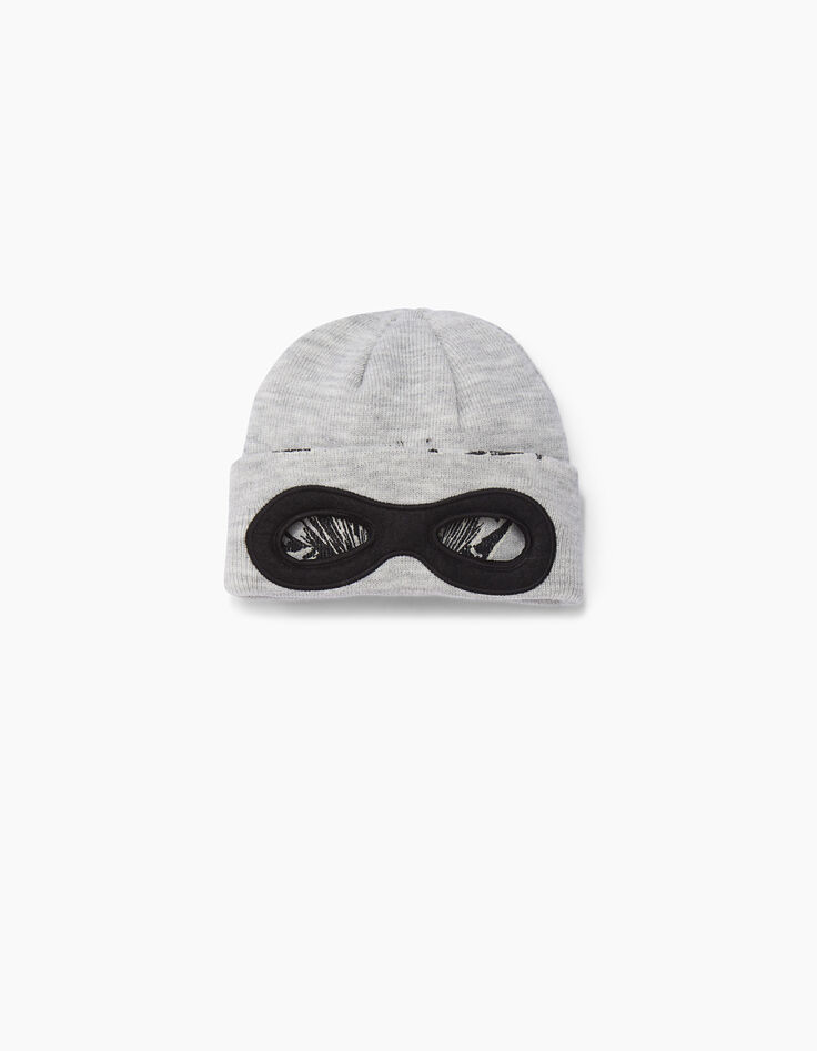 Bonnet gris garçon -3