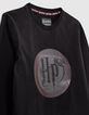 Tee-shirt noir quai 9 3/4 HARRY POTTER garçon-5