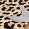 Bolso 111 Amy piel cordero plateado y piel de vaqueta efecto poni leopardo mujer - IKKS image number 3