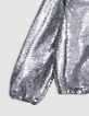 Bomber silver sequins brodés fille-7