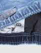 Vaqueros JOGGER azules denim cosy fleece ni&ntilde;o-7
