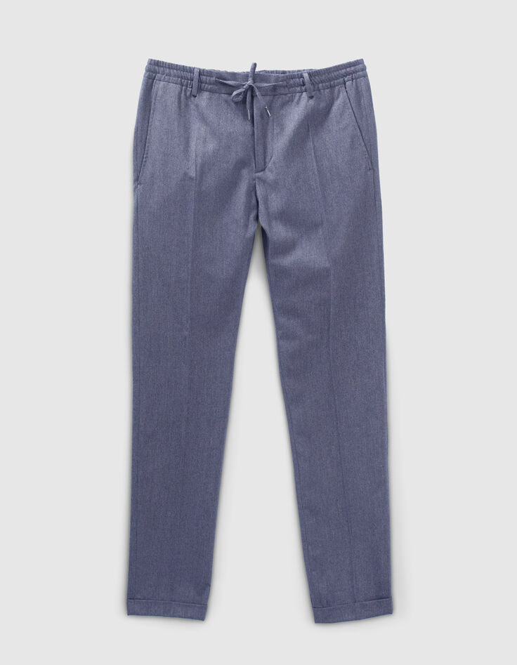 Men’s indigo denim-look joggers-1