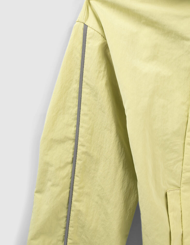 Anisgrüner windbreaker mit Reflektoren-4