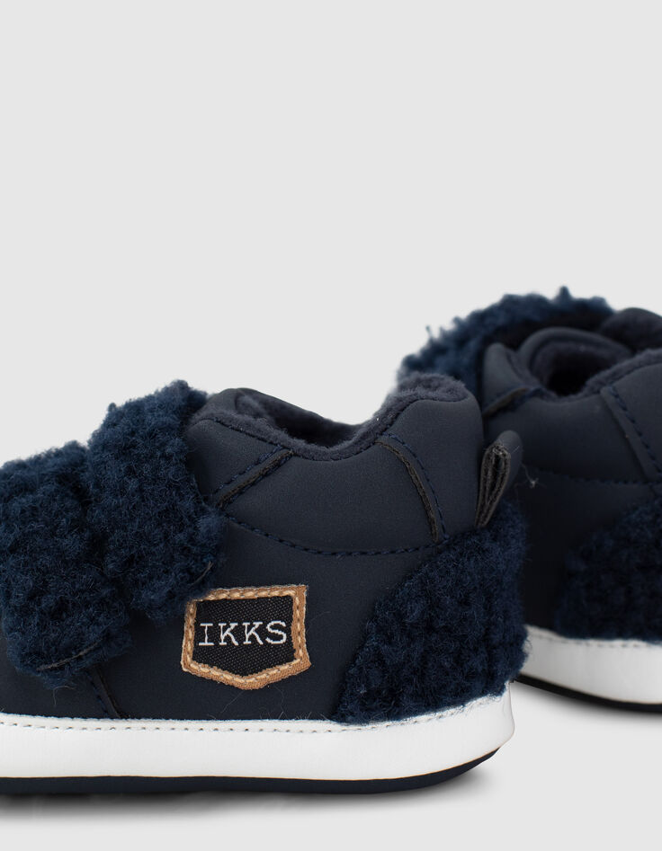 Sneakers mit Fleece-Klettverschluss für Babyjungen-4