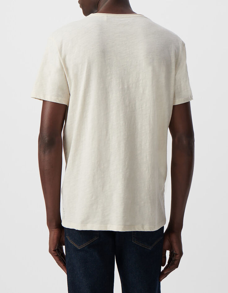 Men&rsquo;s gesso organic cotton Essential round-neck T-shirt-2