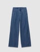 Soft blue jeans for girl-1