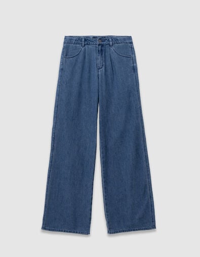 Soft blue jeans for girl - IKKS