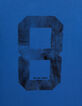 T-shirt bleu visuel chiffre gomme gar&ccedil;on-2