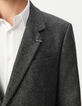 Grijze blazer tweedstijl Heren-5