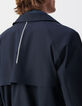 Men&rsquo;s navy nylon WATERPROOF trench coat-7