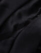 Women's pleated black maxi dress with thin straps-6