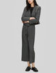 Korte grijze blazer met glitters Dames-1